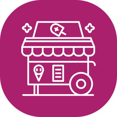 Gıda simgesinin vektör illüstrasyonu