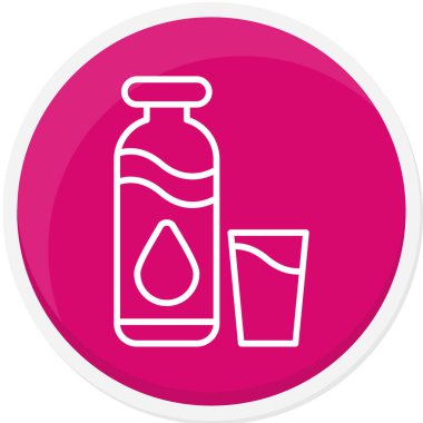 İç bakalım. Web simgesi basit illüstrasyon