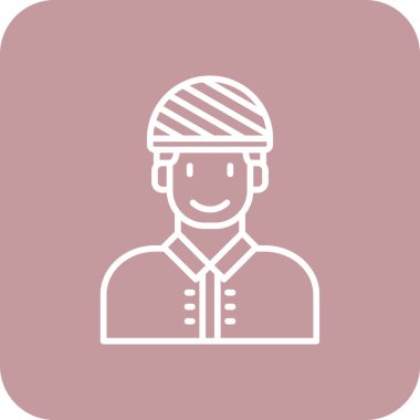 İnsan simgesinin vektör illüstrasyonu