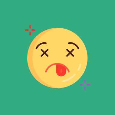 İfade, ifade, ifade, ifade, simge, düz simge, vektör