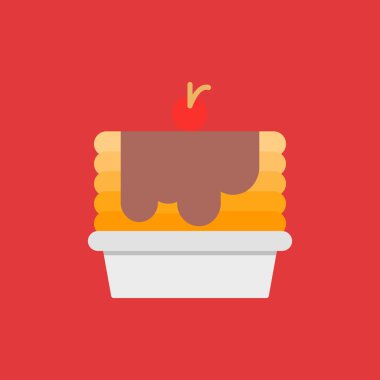 gölgeli düz renk daire simgesi