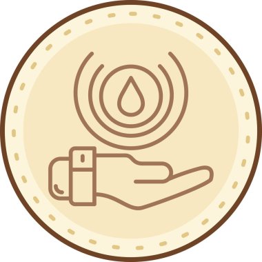 Bir mum simgesinin vektör illüstrasyonu