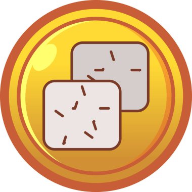 Başarının sembolü olan altın para.