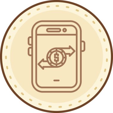 Bitcoin simgesi, vektör çizimi