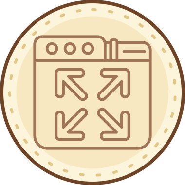 bilet ikonu vektör illüstrasyonu