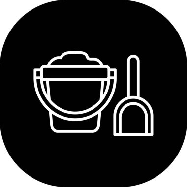 Pişirme simgesinin vektör illüstrasyonu