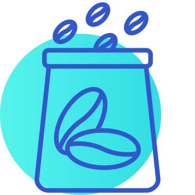 Gıda ve içecek Web ikonu vektör illüstrasyonu