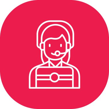 Avatar man simgesi, vektör illüstrasyonu