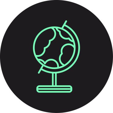 Eşsiz Küre Vektör Satırı Simgesi