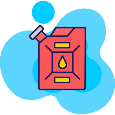 Yağ. Web simgesi basit illüstrasyon