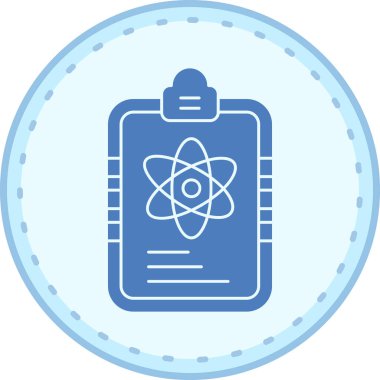 Atom simgesinin vektör illüstrasyonu
