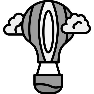 hava balonu vektör simgesi