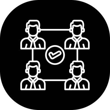 İnsan simgesinin vektör illüstrasyonu