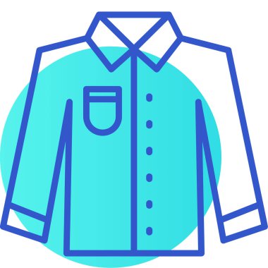 shirt simgesi vektör illüstrasyonu