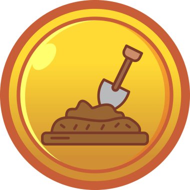 Çizgi film besin simgesinin vektör çizimi