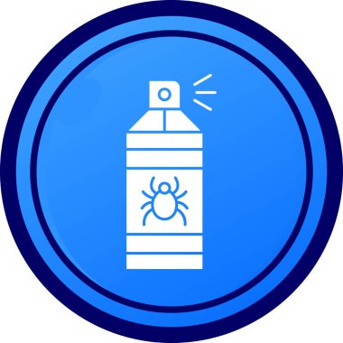 Bir sprey şişesinin vektör çizimi