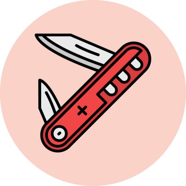 bıçak simgesi vektör illüstrasyonu