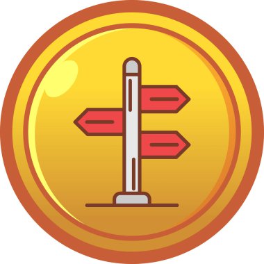 Moda stil tasarımında pusula simgesi. düz resimleme.