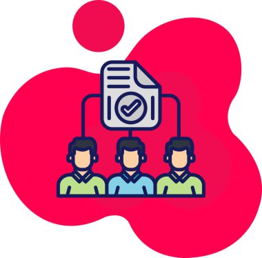 Kulaklık vektör illüstrasyon tasarımlı çağrı merkezi operatörü