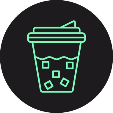 kahve fincanı simgesi, vektör illüstrasyonu