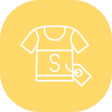 Kıyafetler. Web simgesi basit illüstrasyon