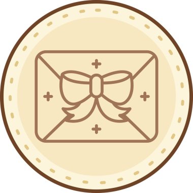 hediye simgesi vektör illüstrasyonu