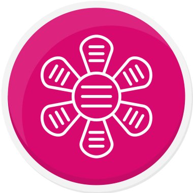 Modern simgenin vektör illüstrasyonu