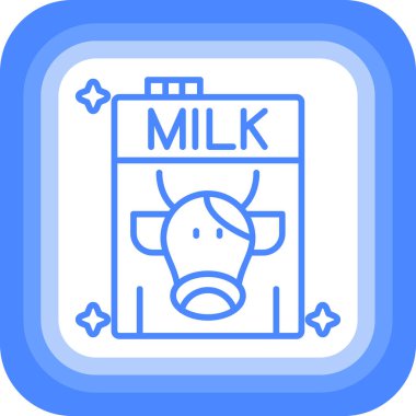 Süt sütü sütü simgesi - taslak biçiminde