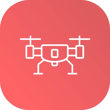 İHA simgesi, vektör illüstrasyonu