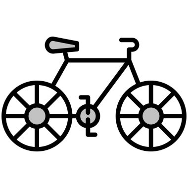 bisiklet ikonu vektör illüstrasyonu