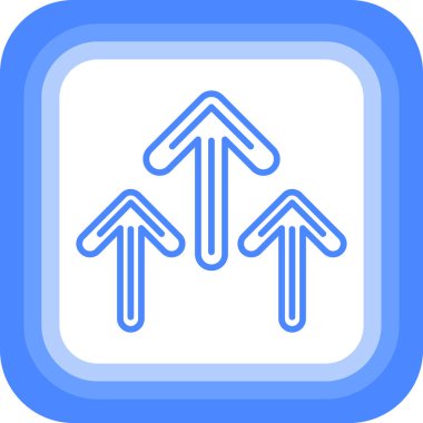 Oklar. Web simgesi basit illüstrasyon