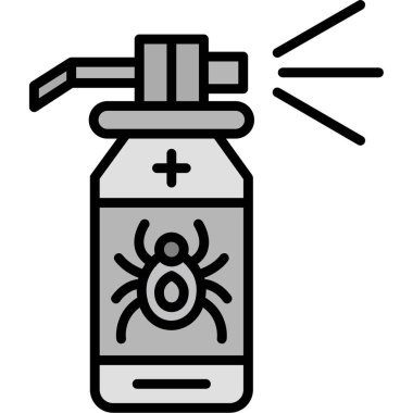 Sprey şişe simgesi, taslak biçimi