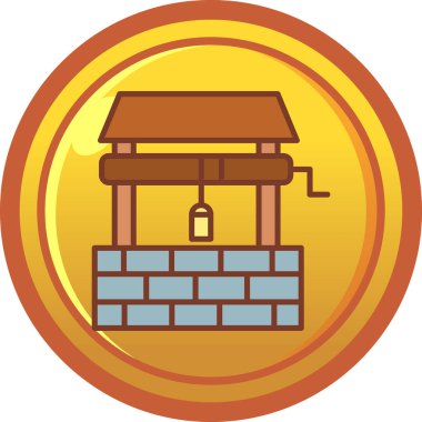 Bir ev simgesinin vektör illüstrasyonu