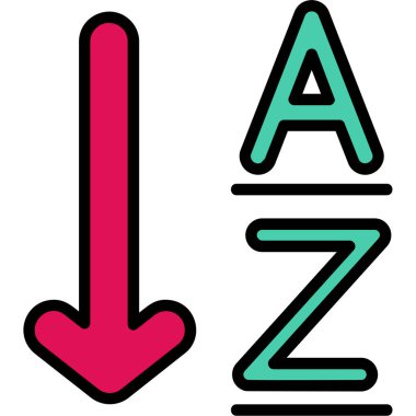 Modern bir simgenin vektör illüstrasyonu