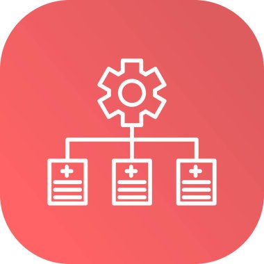 seo modern simgesinin vektör illüstrasyonu