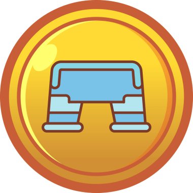 Para için. Web simgesi basit illüstrasyon