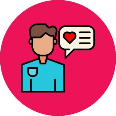 Basit vektör illüstrasyon simgesi