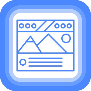 harita web simgesi basit illüstrasyon