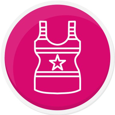 pembe vektör dairesi simgesi