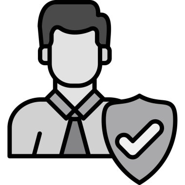 İş simgesinin vektör illüstrasyonu