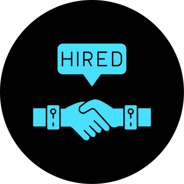 İş simgesinin vektör illüstrasyonu