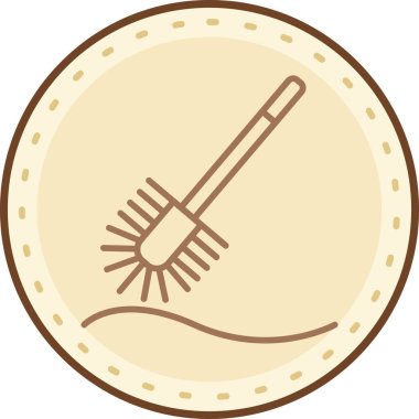 Çizgi film simgesinin vektör çizimi