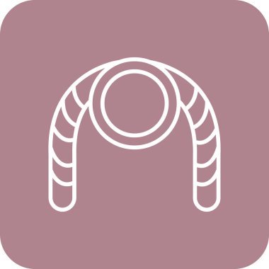 Modern b 'nin vektör illüstrasyonu maske simgesinden yoksun