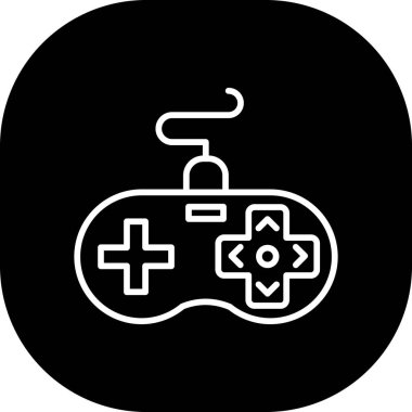 oyun denetleyici simgesi vektör çizimi