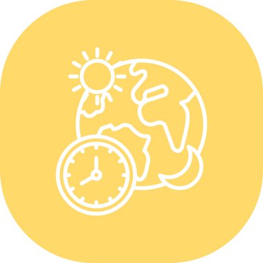 Alarm saat simgesi vektör illüstrasyonu