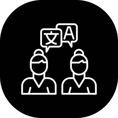 Modern bir simgenin vektör illüstrasyonu