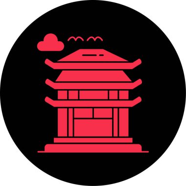 vektör Çin şehir simgesi