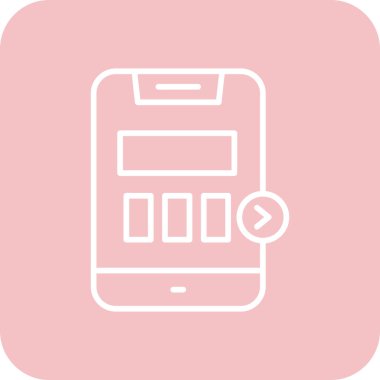 cep telefonu vektör simgesi