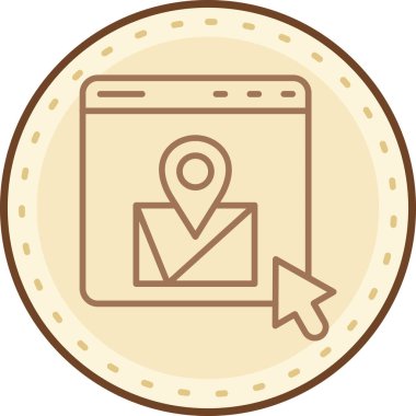 Bir kitap simgesinin vektör illüstrasyonu