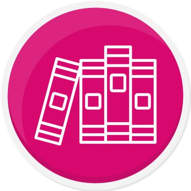 Kitap. Web simgesi basit illüstrasyon